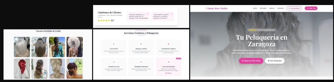 Web de peluquería